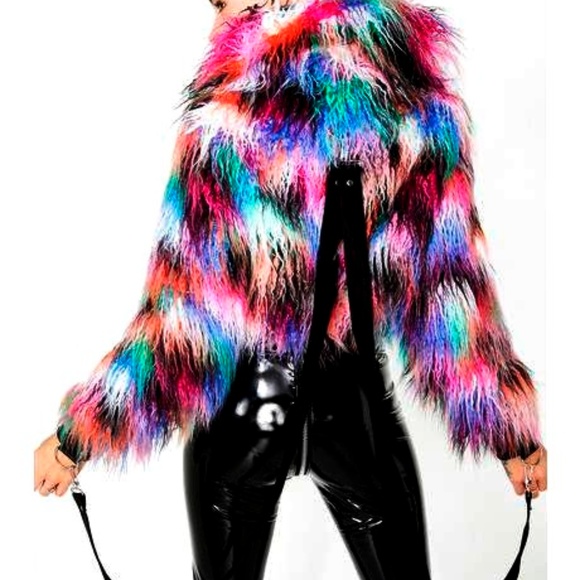 furry rave jacket